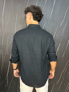 Camisa lino larga - comprar online
