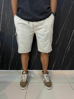 Bermuda lino cargo - comprar online