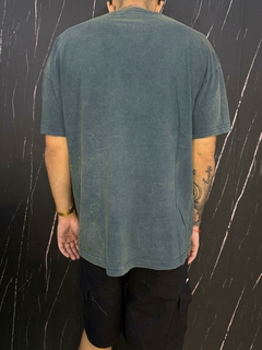 Remera nevada Boxy azul - comprar online