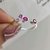 Anillo de plata fucsia rosa - comprar online