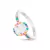 Anillo de Plata 925 con cubic multicolor | Joyeria Ojedapacheco