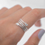 Anillo de plata Amelia