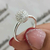 Anillo de plata Cristalino