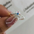 Anillo de plata estrella de cubic
