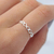 Anillo de plata infinito