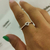 Anillo de plata rose Cal