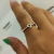 Anillo de plata rose Cal