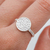 Anillo de plata San benito