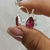Aros de plata brisura gota