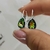 Aros de plata brisura gota