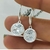 Aros de plata colgante Acrab