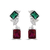 Aros de plata colgante Dharma - comprar online