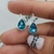 Aros de plata colgantes brisura en internet