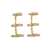Aros de plata gold cuff 