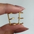 Aros de plata gold cuff 
