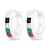 Aros de plata huggies Bruce - tienda online