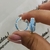 Aros de plata huggies cielo