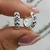 Aros de plata huggies newt