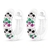 Aros de plata huggies newt - tienda online