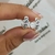 Aros de plata huggies newt