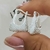 Aros de plata micropave carterita