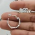 Aros de plata semi argollas cuore - Joyería Ojedapacheco | Tú Joyeria favorita | Joyas de plata