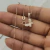 Conjunto Mariposa Plata Rose