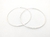 Aros Plata Argolla liso - comprar online