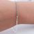 Pulsera de plata cubic negro en internet