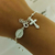 Pulsera de plata denario - comprar online