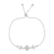 Pulsera de plata regulable