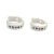 Aros de plata huggies Fiorella