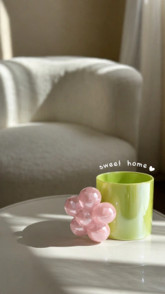 TAZA MANIJA FLOR CERAMICA - comprar online