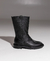 Bota Couro Cano Médio Preta - Shoes Julis