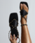 Sandália Rasteira Valentina Spikes Preta - Shoes Julis