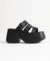 Tamanco Plataforma Fivela Preto
