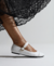 Sapatilha Nobuck Toque Aveludado Branca - Shoes Julis