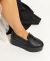 Sapato Mocassim Plataforma Preto