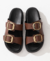 Sandália Birken Duas Tiras Marrom - comprar online