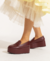 Sapato Mocassim Plataforma Vermelho - Shoes Julis