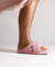Sandália Flat Corda Rosa