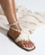 Sandália Rasteira Valentina Spikes Fendi - comprar online