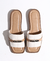 Sandália Rasteira Tira Única Off White - loja online
