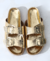 Sandália Birken Fivelas Dourada - comprar online