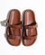 Sandália Rasteira Fivela Marrom - comprar online