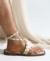 Sandália Rasteira Valentina Spikes Fendi - Shoes Julis