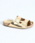 Sandália Birken Fivelas Dourada - Shoes Julis