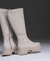 Bota Couro Cano Longo Off White na internet