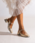 Sapatilha Slingback Dourada