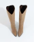 Bota Western Cano Plus+ Camurça Areia (Atende Panturrilha Até 50cm) - Shoes Julis